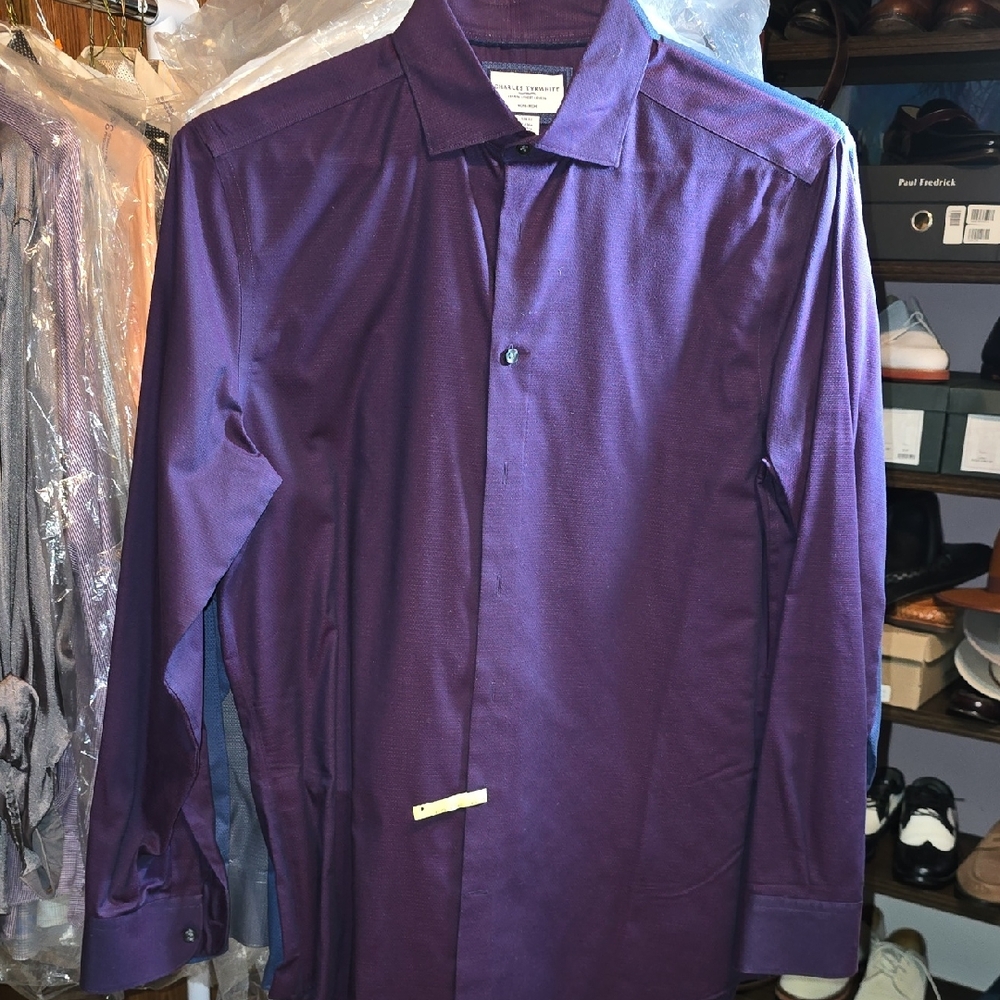 Charles Tyrwhitt Deep Purple Dress Shirt
